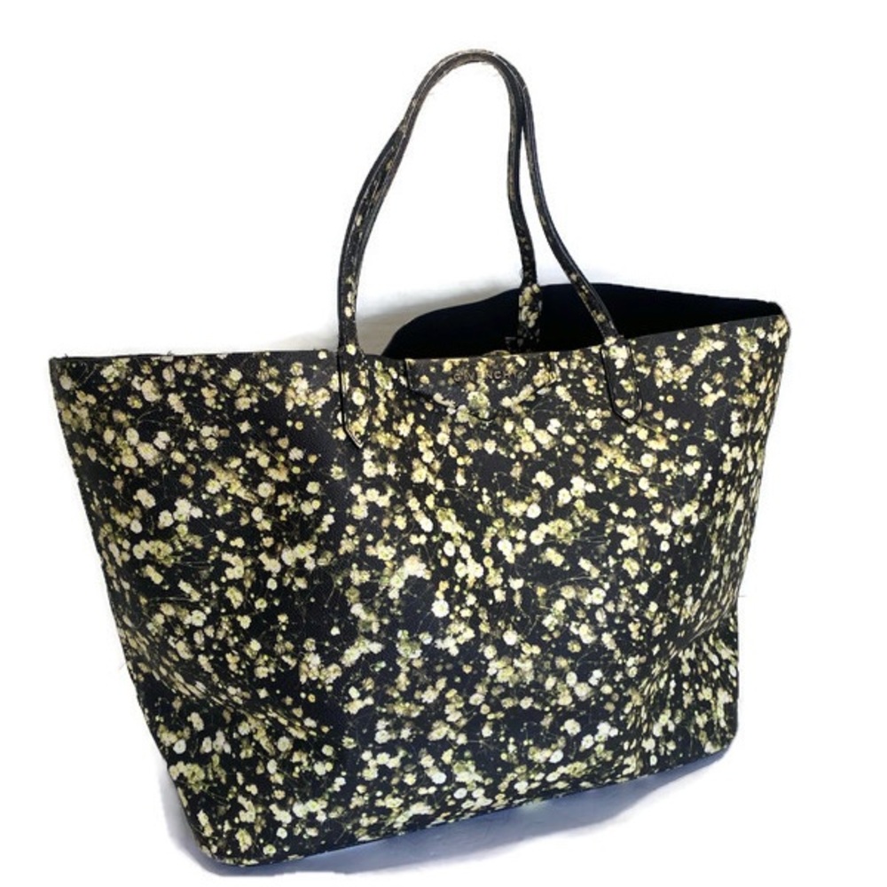 Givenchy Black and Yellow Tote Bag with Structured Design